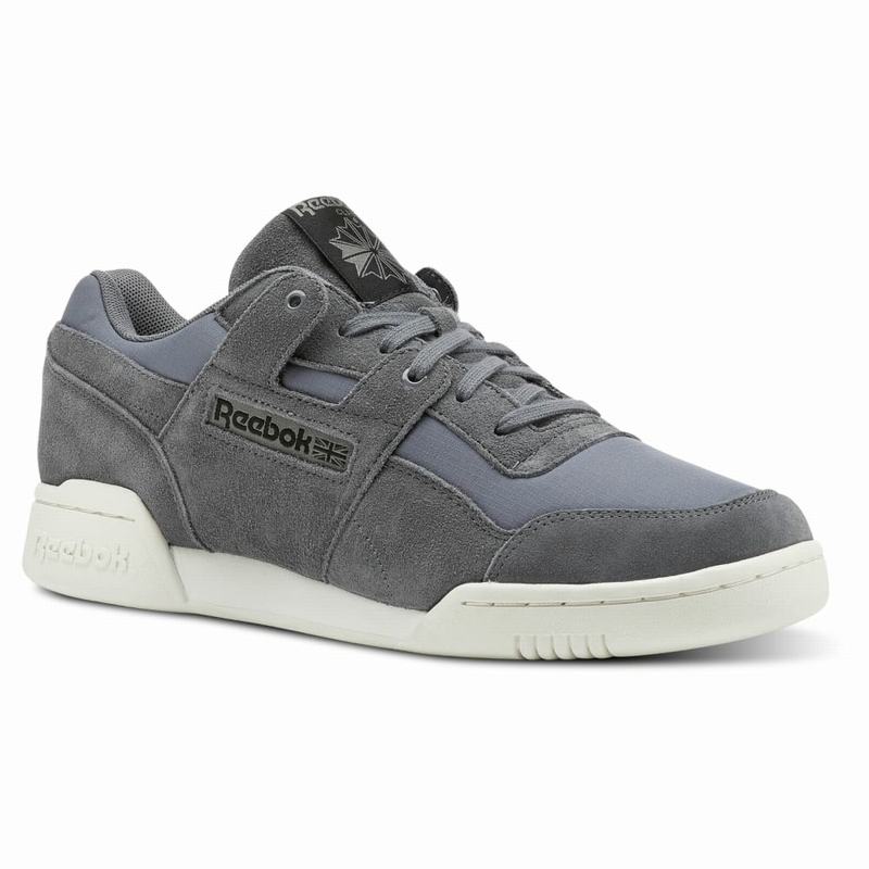 Tenisi Reebok Workout Plus Mu Barbati Gri/Negrii Romania IY7962YI